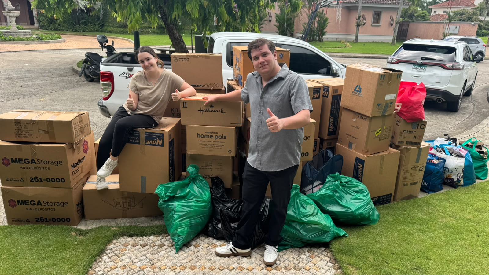 Actividad de la ruta solidaria
